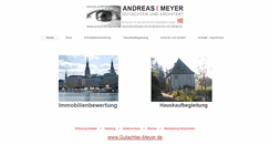 Desktop Screenshot of gutachter-meyer.de
